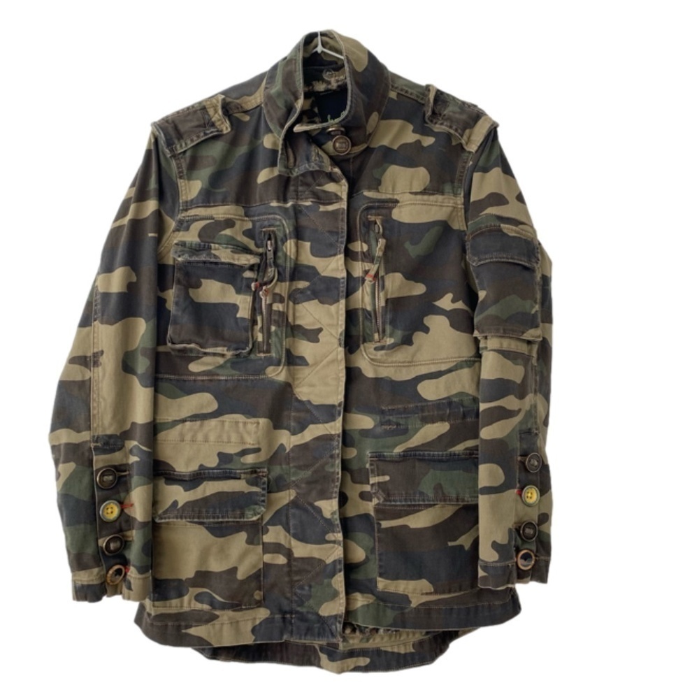 SAM Edelman camo cargo jacket with removable liner size XS